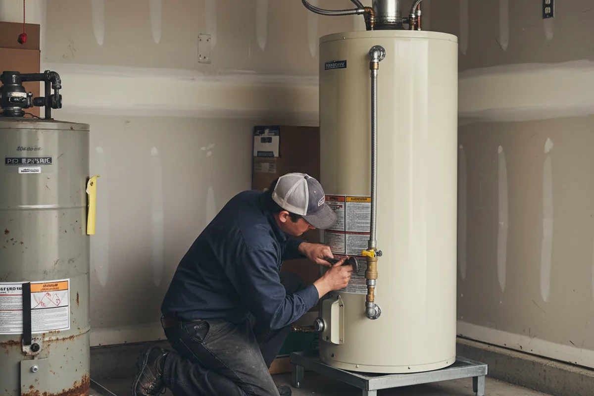 Water heater and shutoff valve replacement in Maunaloa